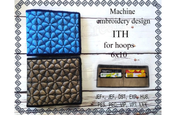 A Cozy Wallet Embroidery Design for Holiday Crafters