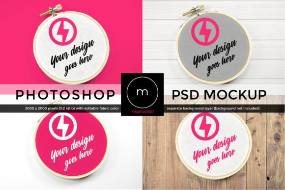 A Realistic Mockup for Modern Embroidery Businesses