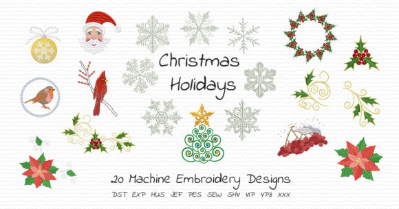 Christmas Holidays Embroidery Bundle Review for Personalized Gifts