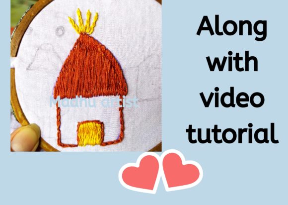 Craft Fair Strategy: Designing with Hut Embroidery Pattern