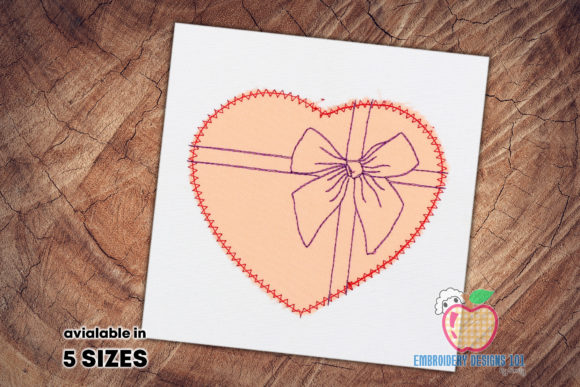 Heart Gift Embroidery for Business Use