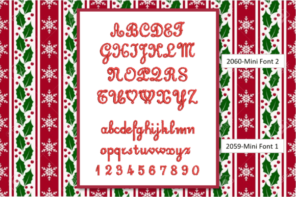 Mini Font 2: A Versatile Choice for Business Embroidery