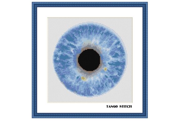 Review of Blue Eye Cross Stitch Embroidery Pattern
